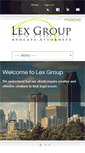 Mobile Screenshot of lexgroup.ca